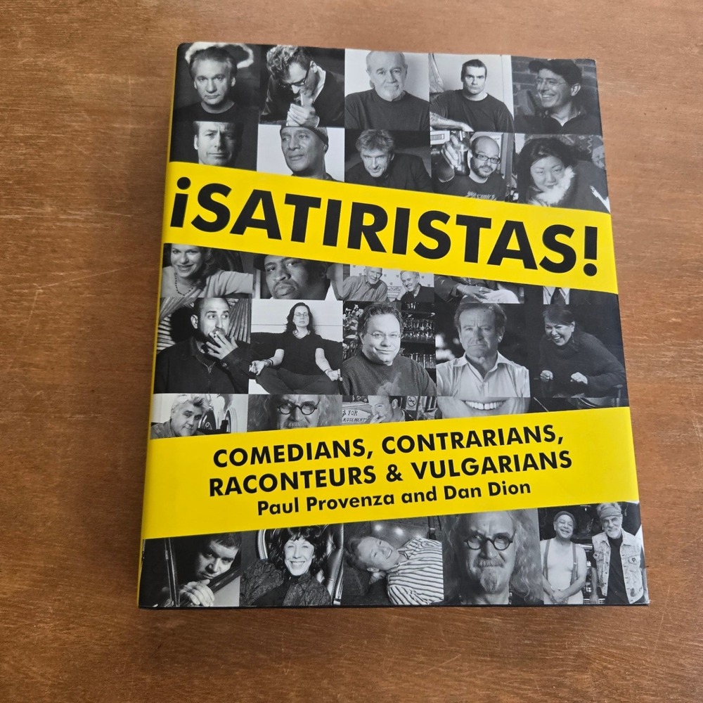 HarperCollins Satiristas Paul Provenza‎ Dan Dion 1st Edition HCDJ Book